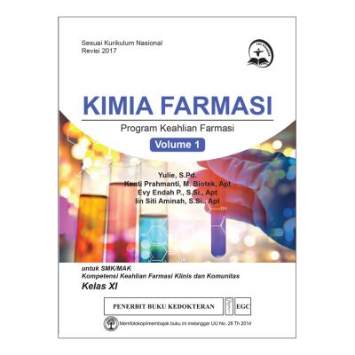Buku Smk Kesehatan Buku Kimia Farmasi Vol 1 Kelas Xi