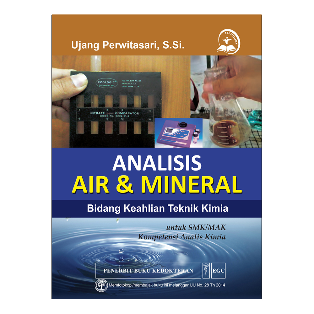 Buku Smk Kesehatan Buku Analisis Air Mineral Bidang Keahlian Teknik Kimia